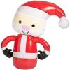 Fun Express Large Inflatable Santa Decoration – Christmas Parties Holiday Celebrations & Seasonal Decor – Durable Vinyl for Indoor & Outdoor Use – Inflated Size 48” Fun Toy for Kids & Family – 1 Piece