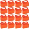 Fun Express Orange Treat Favor Boxes – Set of 12 – Halloween and Party Supplies