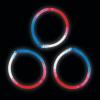 Fun Express Red, White and Blue Glow Sticks Bracelets – Bulk 50 Pack – Fourth of July Party Favors and Handouts(Red  White  Blue)