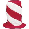 Fun Express Red and White Swirl Stovepipe Hat – Costume Accessories