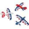 Fun Express USA Foam Gliders, 6.5″x5.5″ – Fun, Lightweight Flying Toys for Fourth of July Celebrations Perfect for Parties & Outdoor Fun – Bulk 48 Pack
