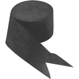 Black Paper Streamer – Party Decor – 1 Piece