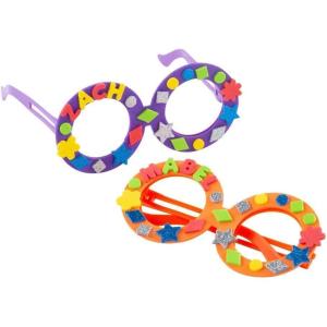 Fun Express Fabulous Glasses Craft Kit – Makes 12