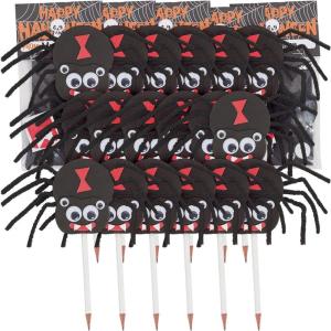 Fun Express Spider Pencil Topper Craft Kit Handout for 24