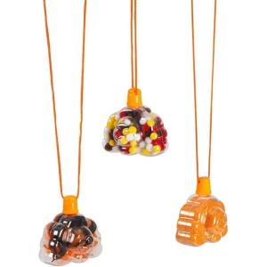 Fun Express Thanksgiving Turkey Sand Art Necklaces – 12 Pc.