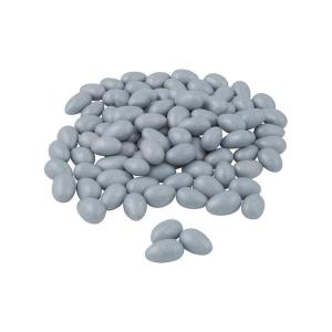 Jordan Almonds (1 pound bulk bag) Delicious Candy Nuts for Parties, Weddings and more (Light Blue)(Silver)