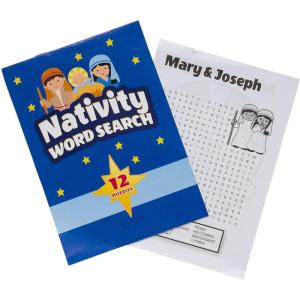 Nativity Word Search Books – 24 Pc