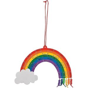 Rainbow Lacing Craft Kit – Crafts for Kids and Fun Home Activities