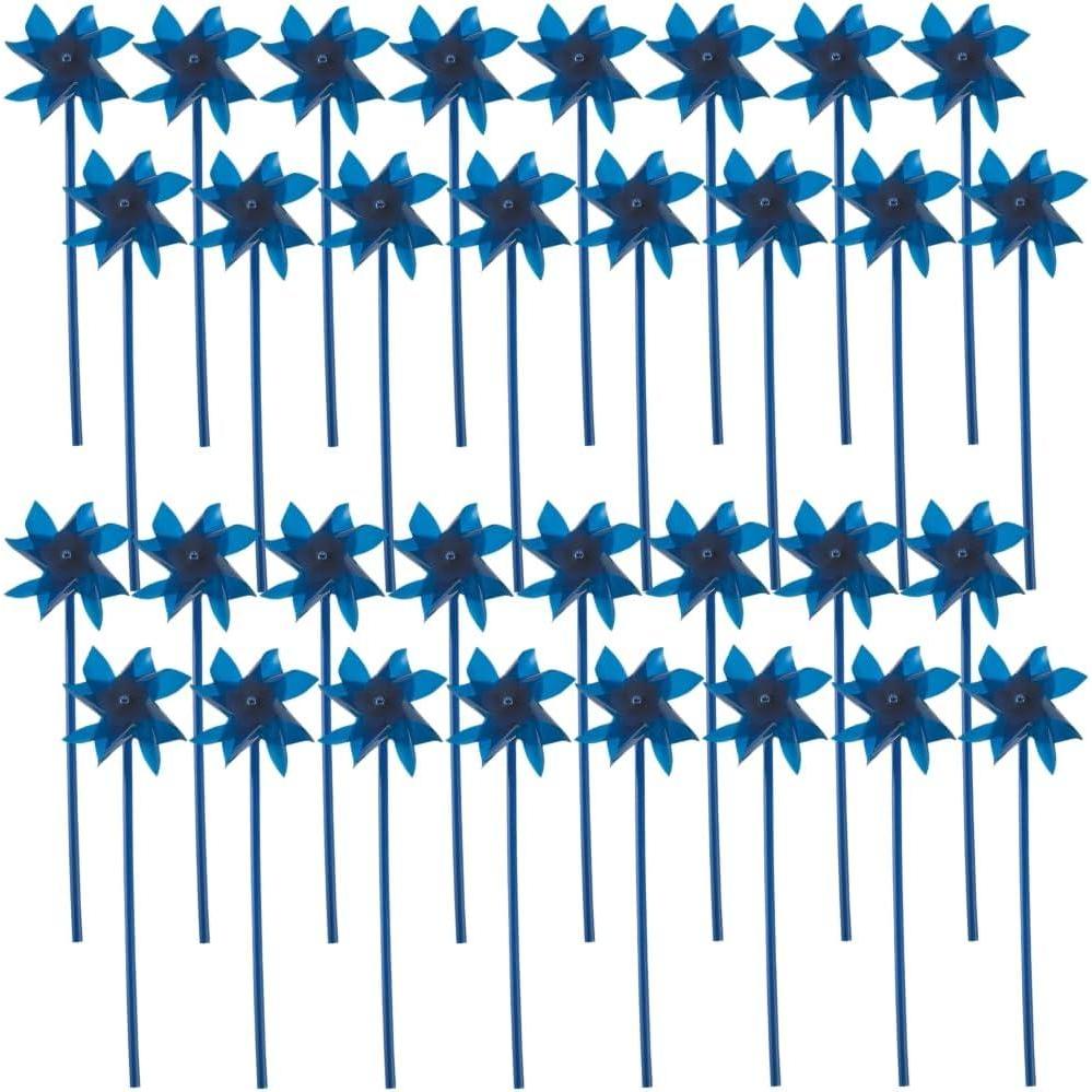 image:imageFun Express 144 Pieces Blue Pinwheels Child Abuse Awareness 4th of July Parades Party Supplies