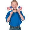 Fun Express – Paper Usa Flags On Sticks (4 1/2″ X 3″) for Fourth of July – Party Decor – General Decor – Flags – Fourth of July – 144 Pieces