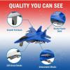Fun Express – USA Fighter Jet Pullbacks for Fourth of July – Toys – Vehicles – Cars & Boats & Racers – Fourth of July – 12 Pieces