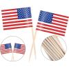 Fun Express – Usa Flag Cake Picks For Fourth of July – Party Supplies – Serveware & Barware – Picks & Stirrers & Parasols – Fourth of July – 144 Pieces