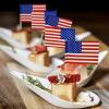 Fun Express – Usa Flag Cake Picks For Fourth of July – Party Supplies – Serveware & Barware – Picks & Stirrers & Parasols – Fourth of July – 144 Pieces