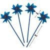 Fun Express 144 Pieces Blue Pinwheels, Child Abuse Awareness, 4th of July Parades, Party Supplies