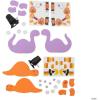 Fun Express 3 1/2″ – 4 1/4″ Halloween Wind-Up Trick-or-Treat Dinosaur Foam Craft Kit – Makes 12