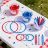 Fun Express 75Pc Patriotic Value Glow | Patriotic Decoration for 4th of July, Memorial Day & USA Events