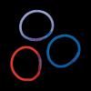 Fun Express Patriotic Red, White, Blue Glow Bracelets – Bulk set of 100 – Fourth of July Party Jewelry and Supplies