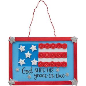 God Shed His Grace on Thee Button Sign Craft Kit – Makes 12