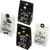 Fun Express 5″ x 10″ Graduation Treat Bags with Stickers, 48 Pieces