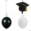 Fun Express 58″ Black Graduation Balloon Columns Decorating Kit – 131 Pieces