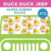 Fun Express Nurse Rubber Ducks in Bulk 12 Pack – Mini Rubber Duckies for Women | Medical Assistant Gifts & Pharmacy Technician | Nurse Week Gifts Bulk for Nursing Student Graduation