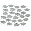 Fun Express – Silver Graduation Hat Foil Confetti(2oz) for Graduation – Party Decor – General Decor – Confetti – 1 Piece