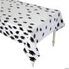 Fun Express 108″ x 54″ Graduation Cap Rectangle Disposable Plastic Tablecloth