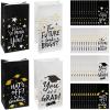 Fun Express 5″ x 10″ Graduation Treat Bags with Stickers, 48 Pieces