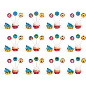 Fun Express Peanuts Graduation Paper Cupcake Liners with Picks, 3″, 100 Pc. Bulk