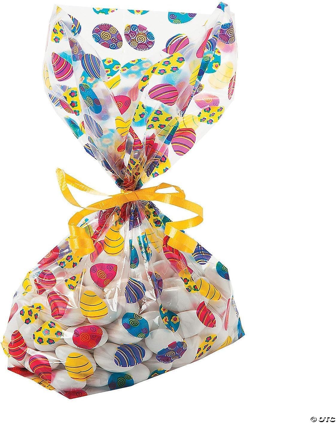 image:imageFun Express Cello Easter Egg Bags 12pc for Easter Party Supplies Bags Cellophane Bags Easter 12 Pieces
