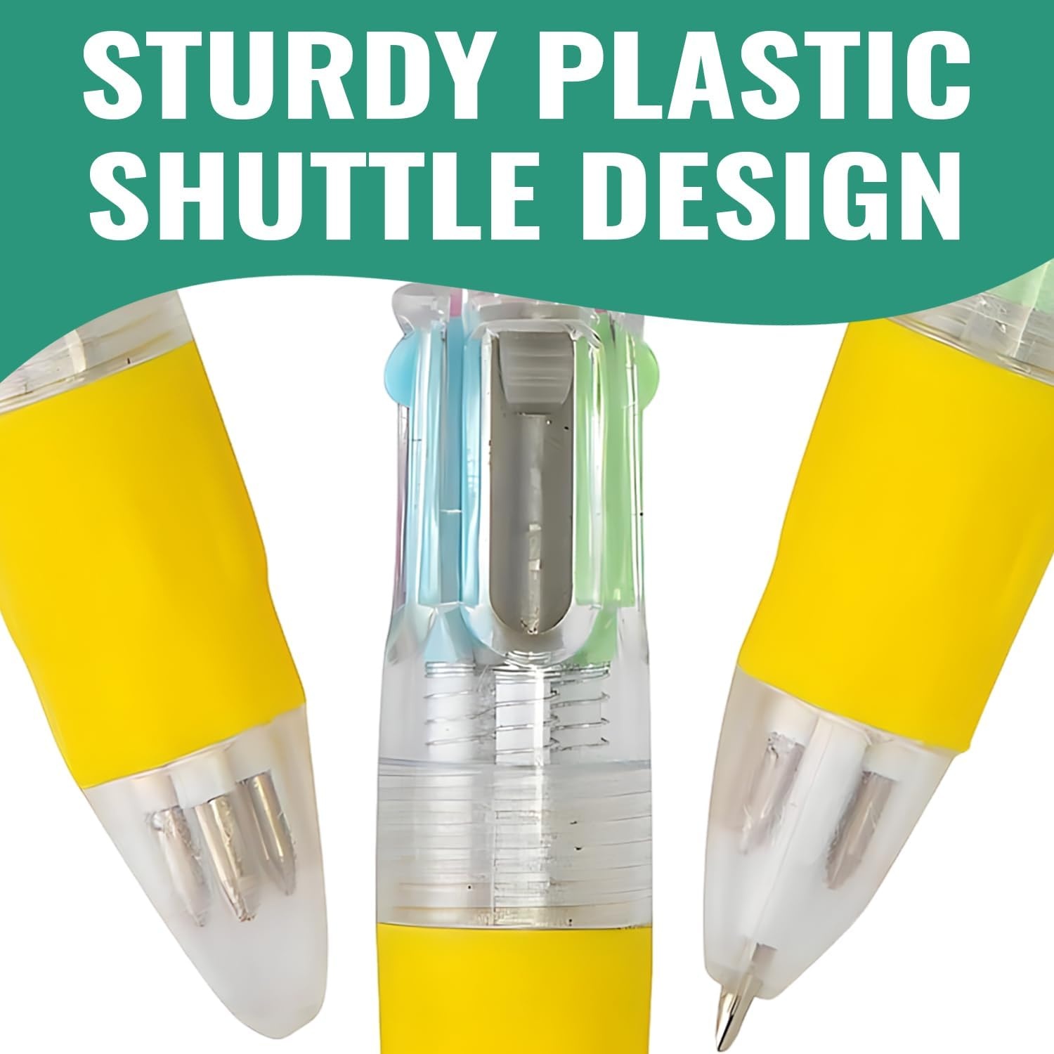 image:imageFun Express 3 12 Micro Easter Bunny Plastic Shuttle Pens 12 Pieces