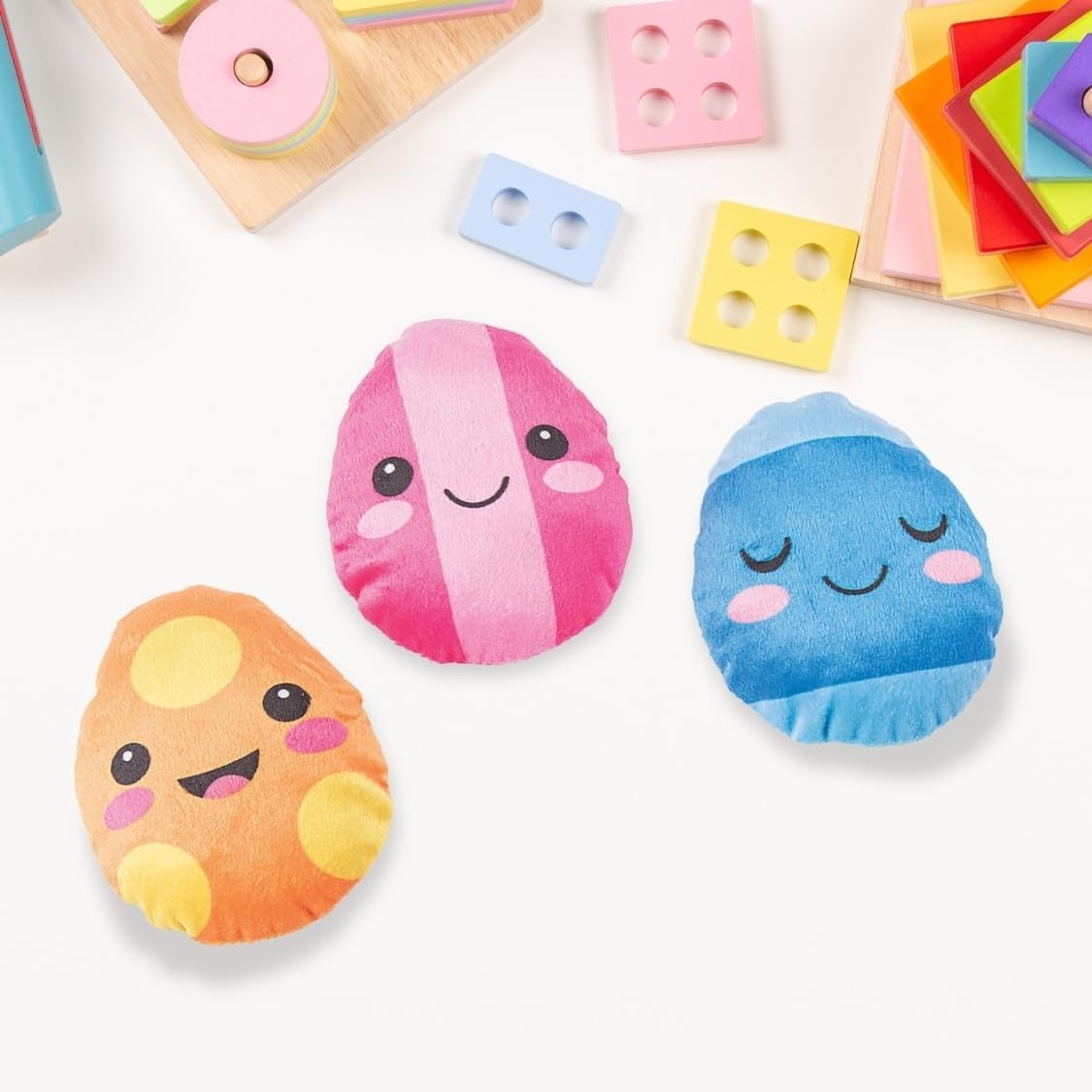 image:imageFun Express Easter ICON Egg Shape Plush Character Toys 50 Pieces