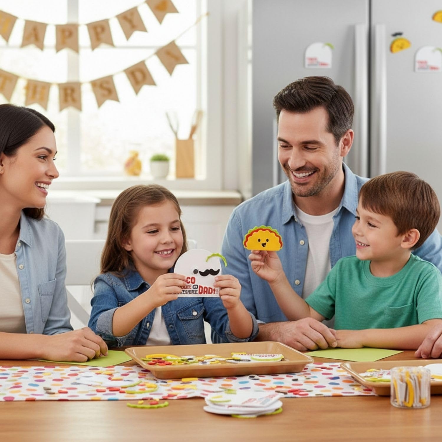 image:imageFun Express Taco Bout an Awesome Dad Magnet Craft Kit Makes 12