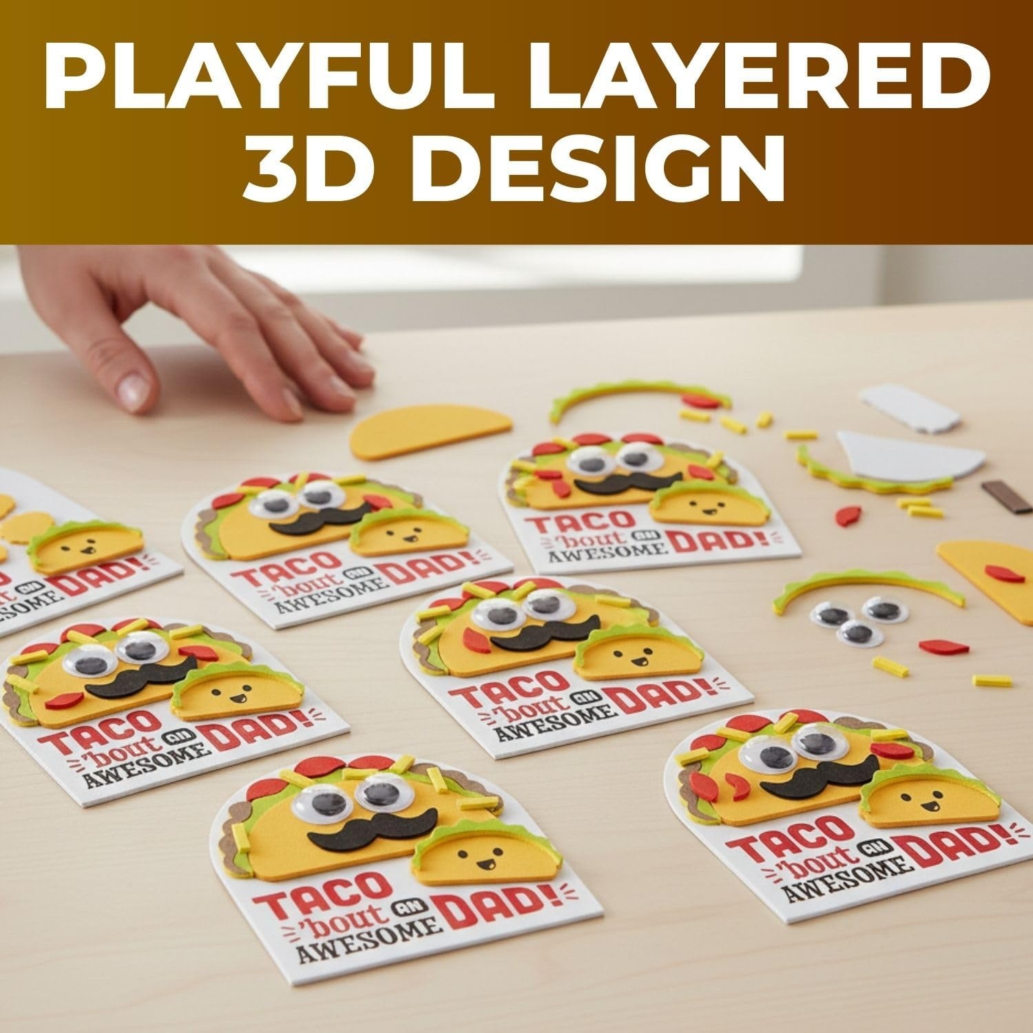 image:imageFun Express Taco Bout an Awesome Dad Magnet Craft Kit Makes 12