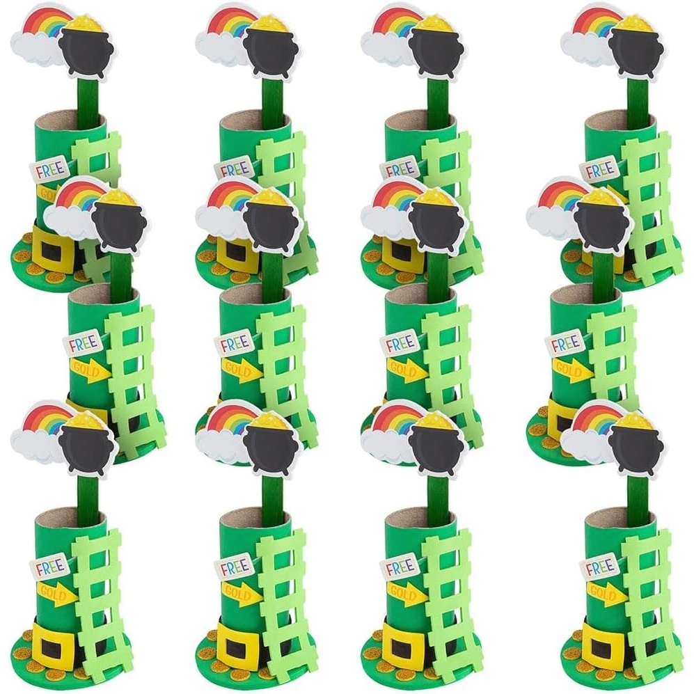 image:imageFun Express Catch a Leprechaun Trap Craft Kit Makes 12 St Patricks Day Crafts for Kids