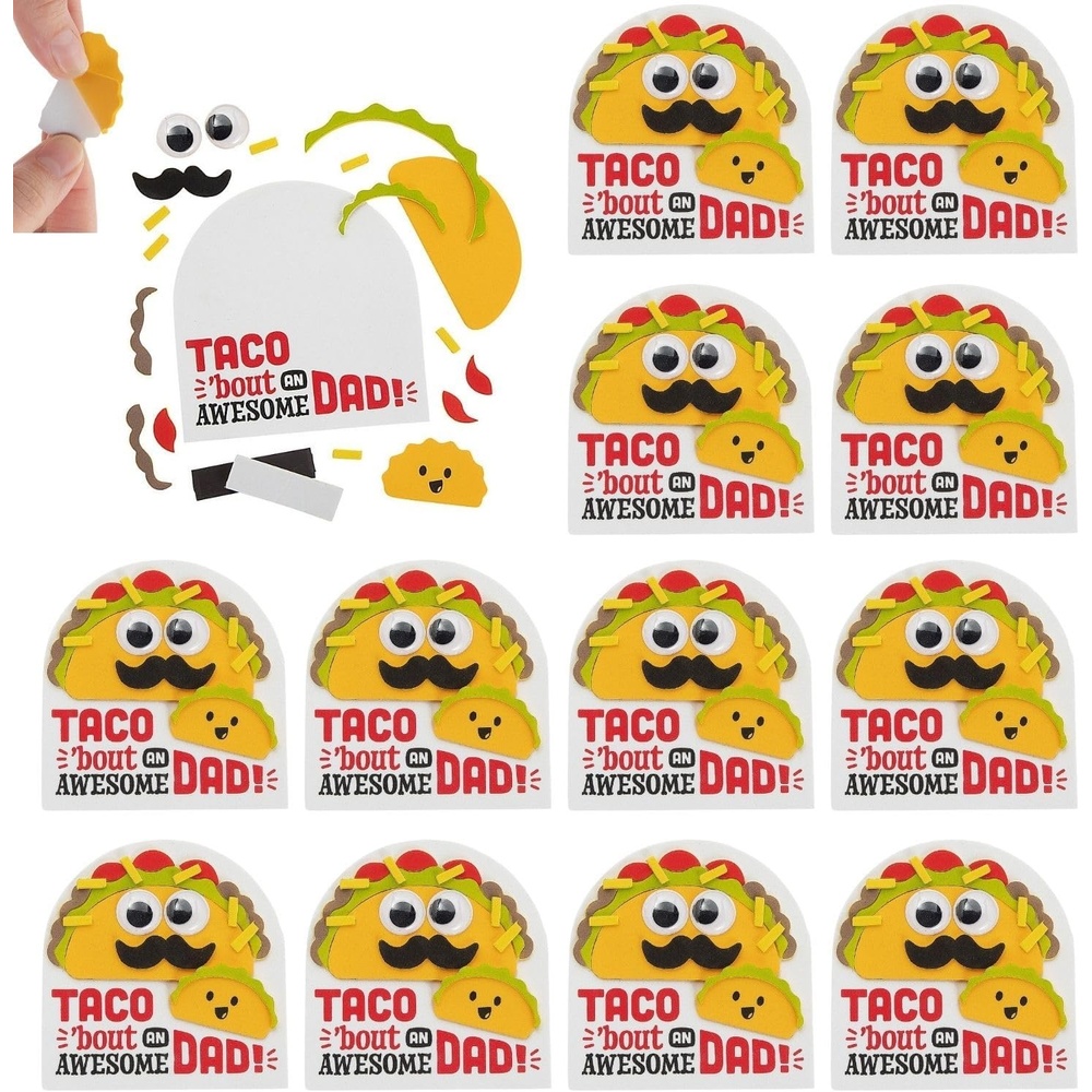 image:imageFun Express Taco Bout an Awesome Dad Magnet Craft Kit Makes 12