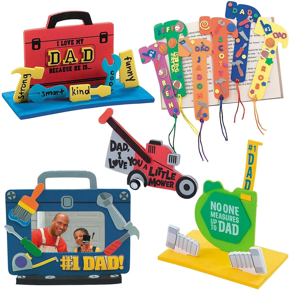 image:imageFun Express ToolTally Fathers Day Craft Kit Assortment Bulk 72 Pc