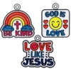 Fun Express Faith BE Kind SUNCATCHER ASST – Craft Supplies – VBS Vacation Bible School Supplies/Decor – 24 Pieces