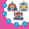Fun Express Faith BE Kind SUNCATCHER ASST – Craft Supplies – VBS Vacation Bible School Supplies/Decor – 24 Pieces