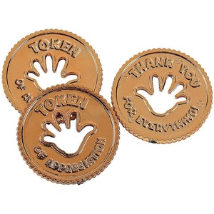Token of Appreciation Coins (set of 144 thank you rewards) Perfect for caught you being good school supplies