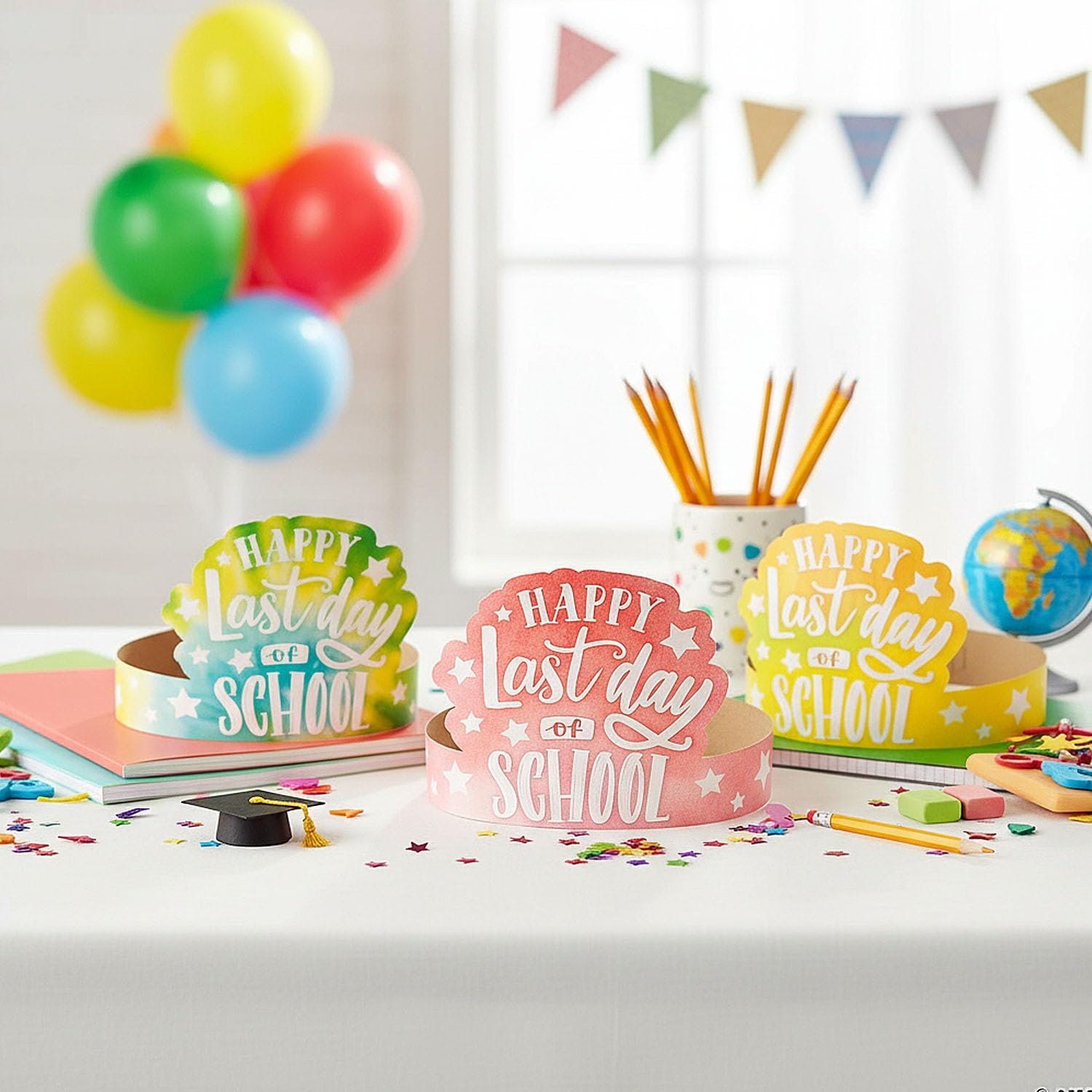 image:imageFun Express Last Day of School Crowns 12 Pieces