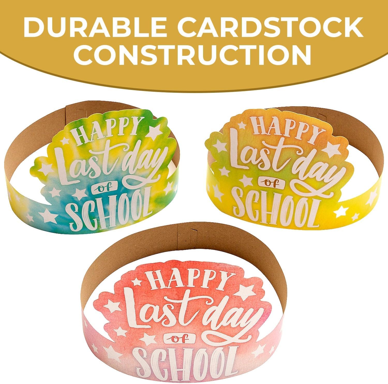 image:imageFun Express Last Day of School Crowns 12 Pieces