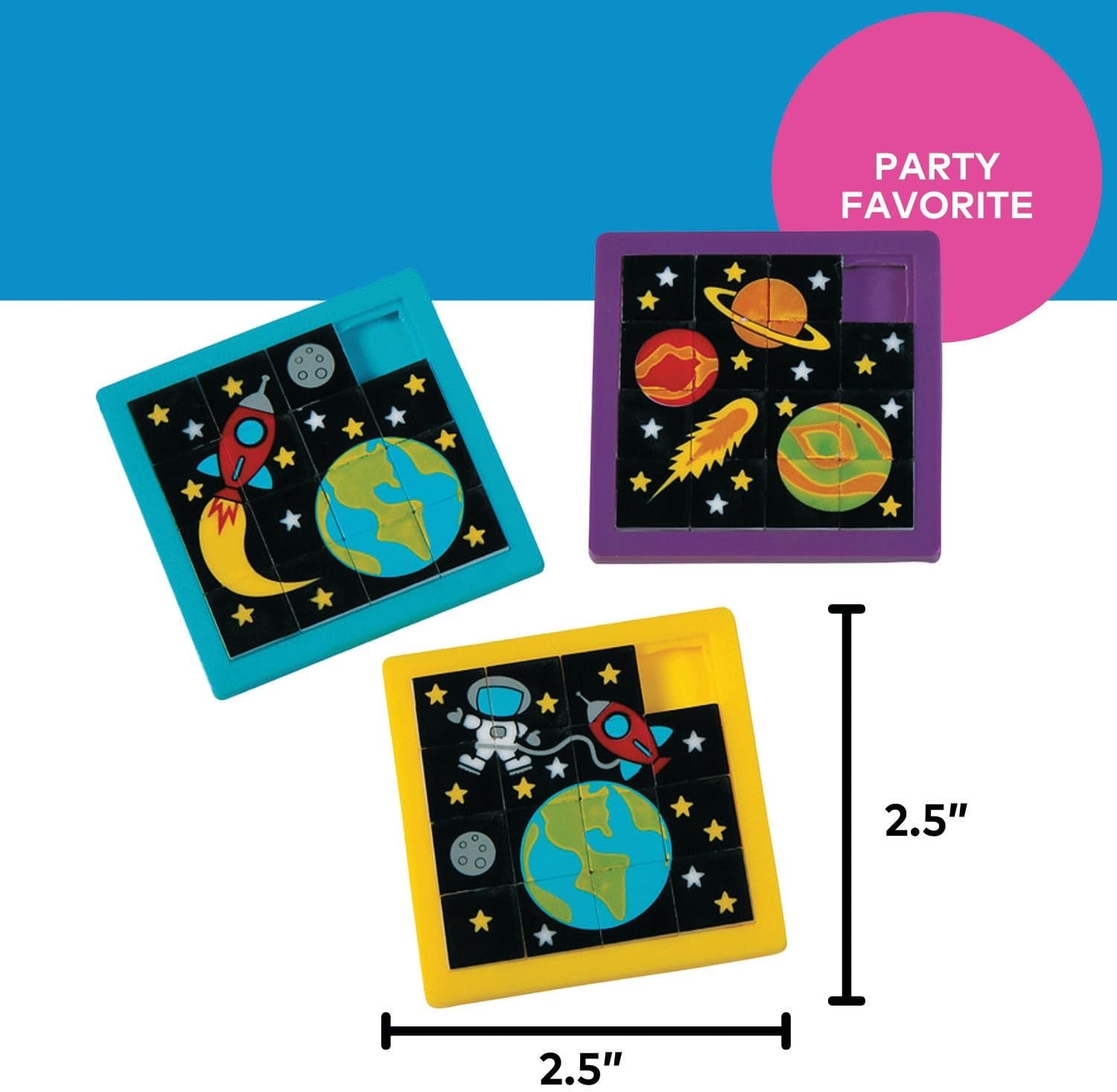 image:imageFun Express Space Slide Puzzles VBS 2026 Vacation Bible School SuppliesDecor Toys 12 Pieces2 12 inches