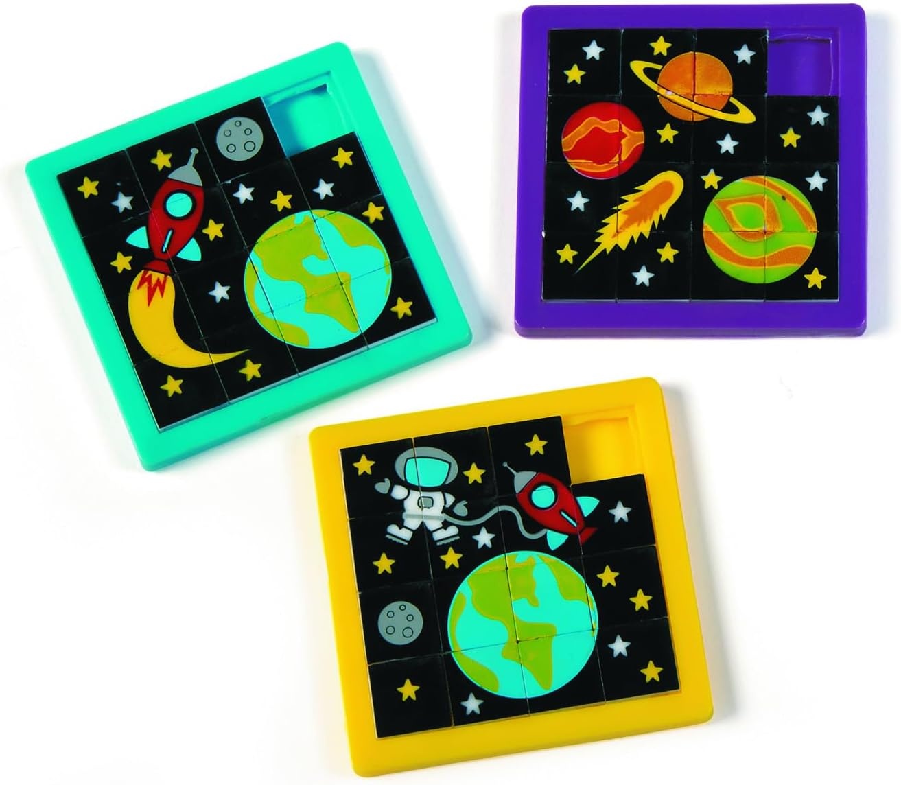 image:imageFun Express Space Slide Puzzles VBS 2026 Vacation Bible School SuppliesDecor Toys 12 Pieces2 12 inches
