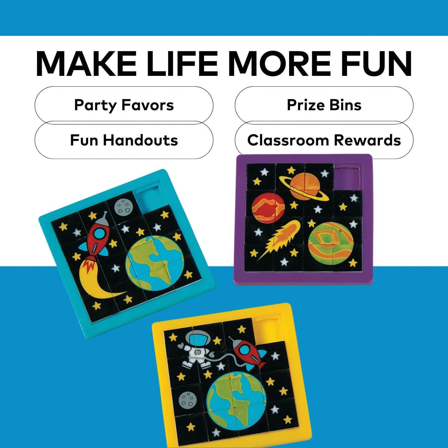 image:imageFun Express Space Slide Puzzles VBS 2026 Vacation Bible School SuppliesDecor Toys 12 Pieces2 12 inches