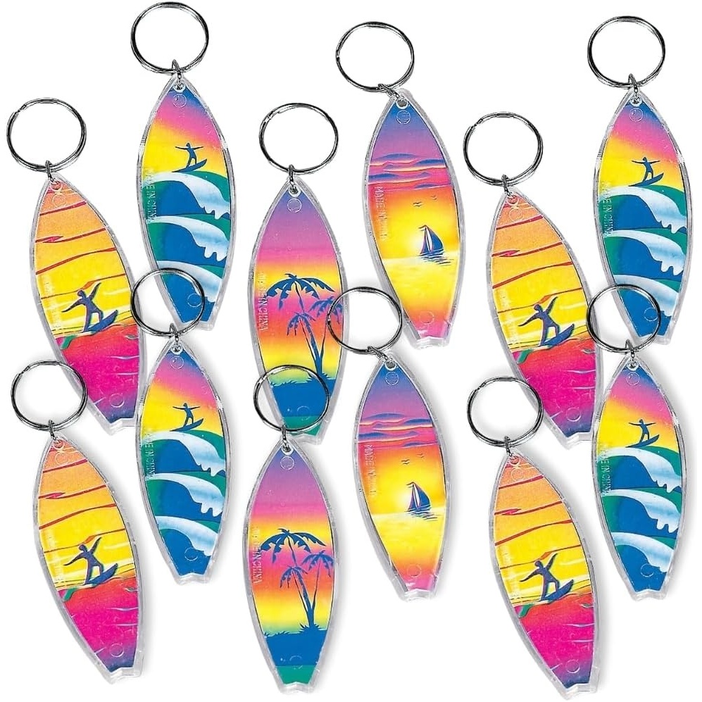 image:imageFun Express Assorted Surf Board Key Chains 1Pack of 12 VBS 2026