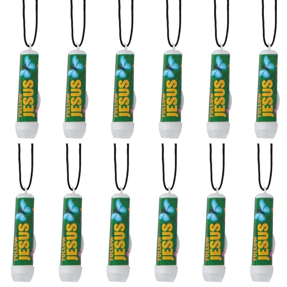 image:imageFun Express 1 x 3 12 Rainforest VBS 2026 Follow Jesus Flashlights on a Breakaway Rope  12 Pc