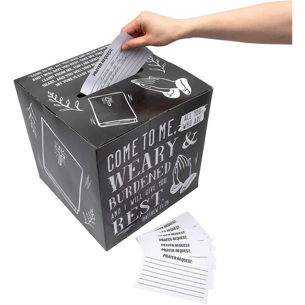 image:imageFun Express 12 Sunday School Teen Classroom Prayer Box with Cards  81 Pieces