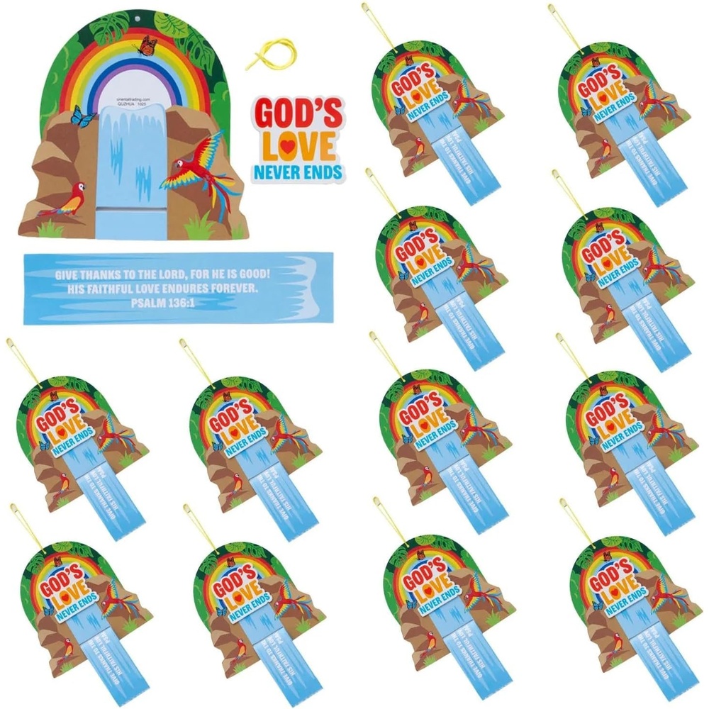 image:imageFun Express 5 12 x 7 14 Rainforest VBS 2026 Gods Love Never Ends Craft Kit  Makes 12