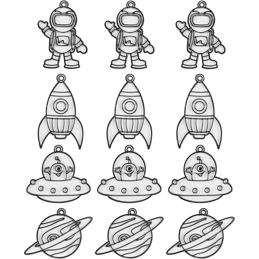 image:imageFun Express Bulk 96 Piece Outer Space Suncatchers VBS 2026